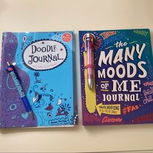 NEW Klutz Doodle Journal & Mood Journal